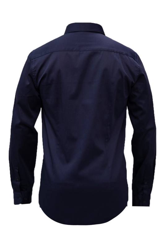 Eetu Mens Smart Shirt Slım Fıt Navy - 2