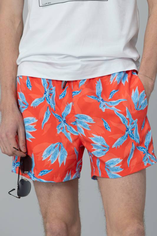 Elevan Mens Sea Short Red - 2