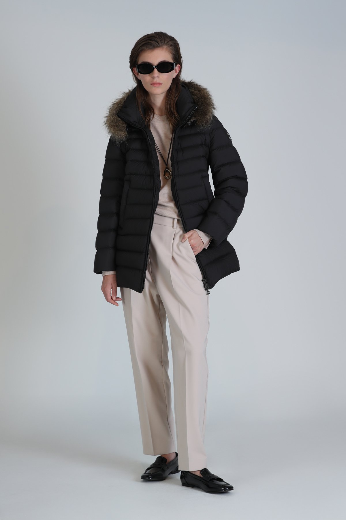 Elıt Kaztüyü Woman Coat Black - Lufian (1)