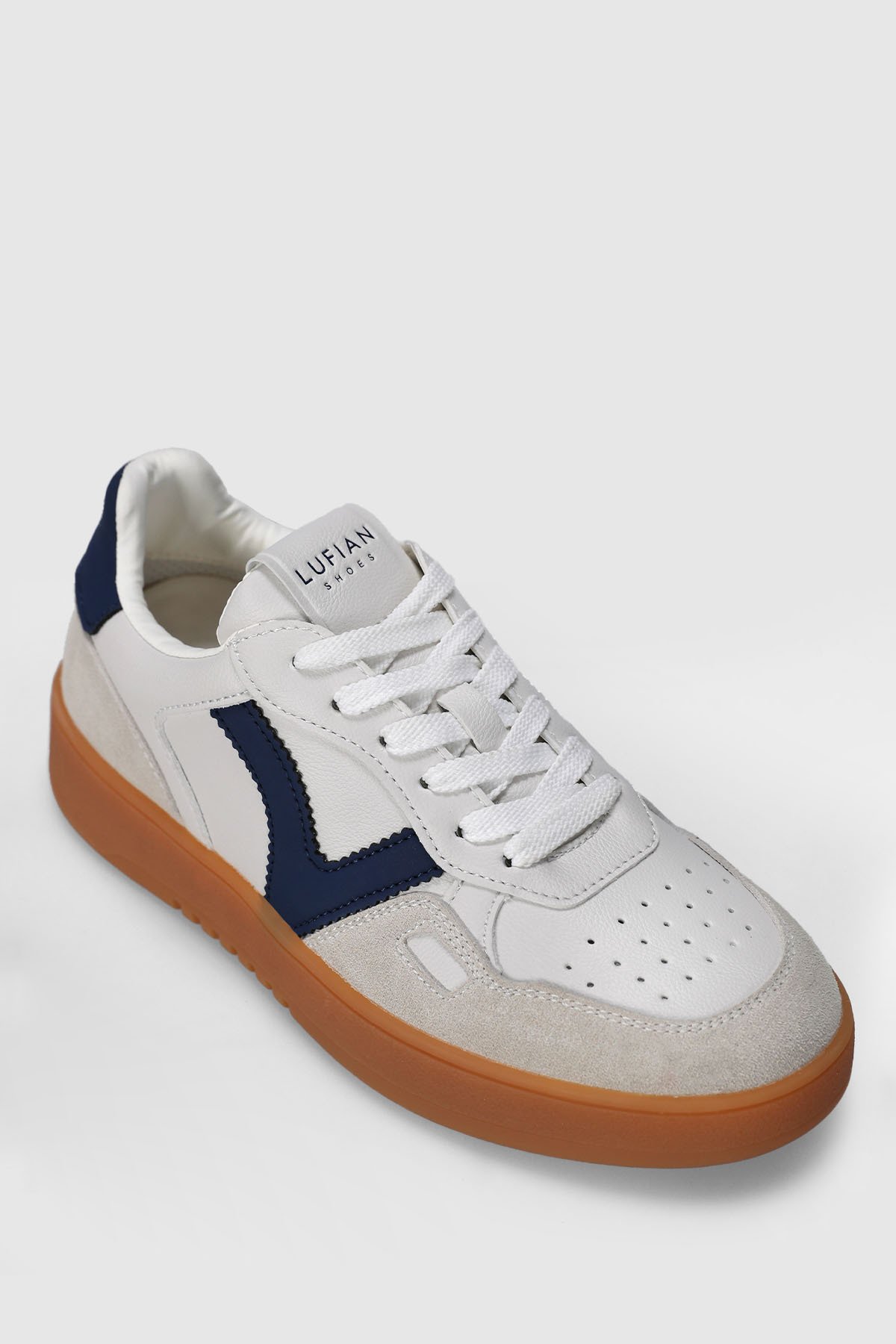 Elsa Women's Sneaker Shoes Navy Blue - LUFIAN (1)