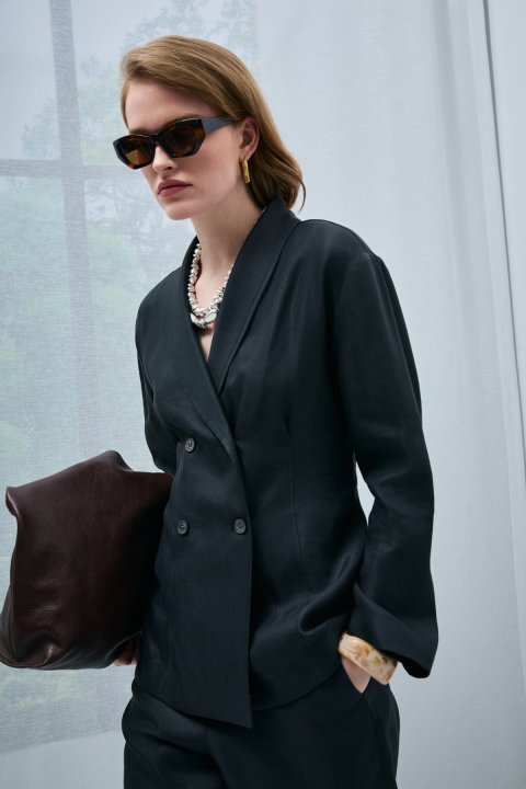 Women's Jacket Black - LUFIAN