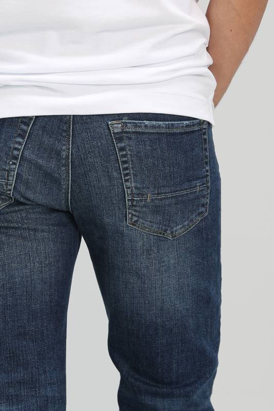 Enrıco Smart Jean Mens Pants Slım Fıt Indıgo - 3