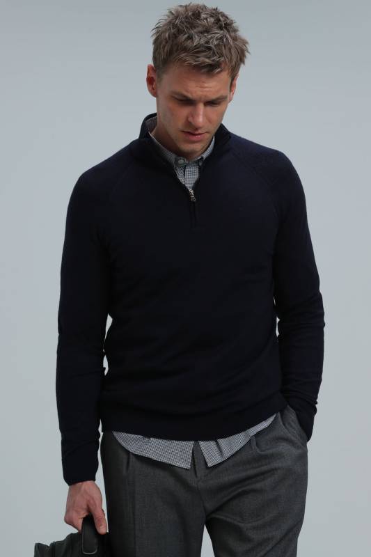 Face Mens Sweater Navy - 4