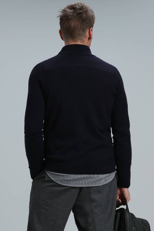 Face Mens Sweater Navy - 5