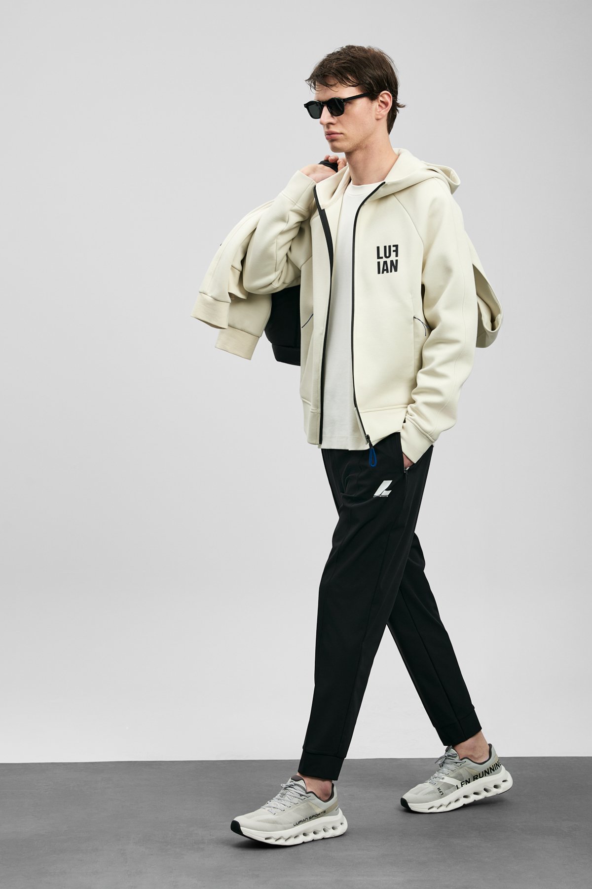 Fast Men's Sweatpants Black - LUFIAN