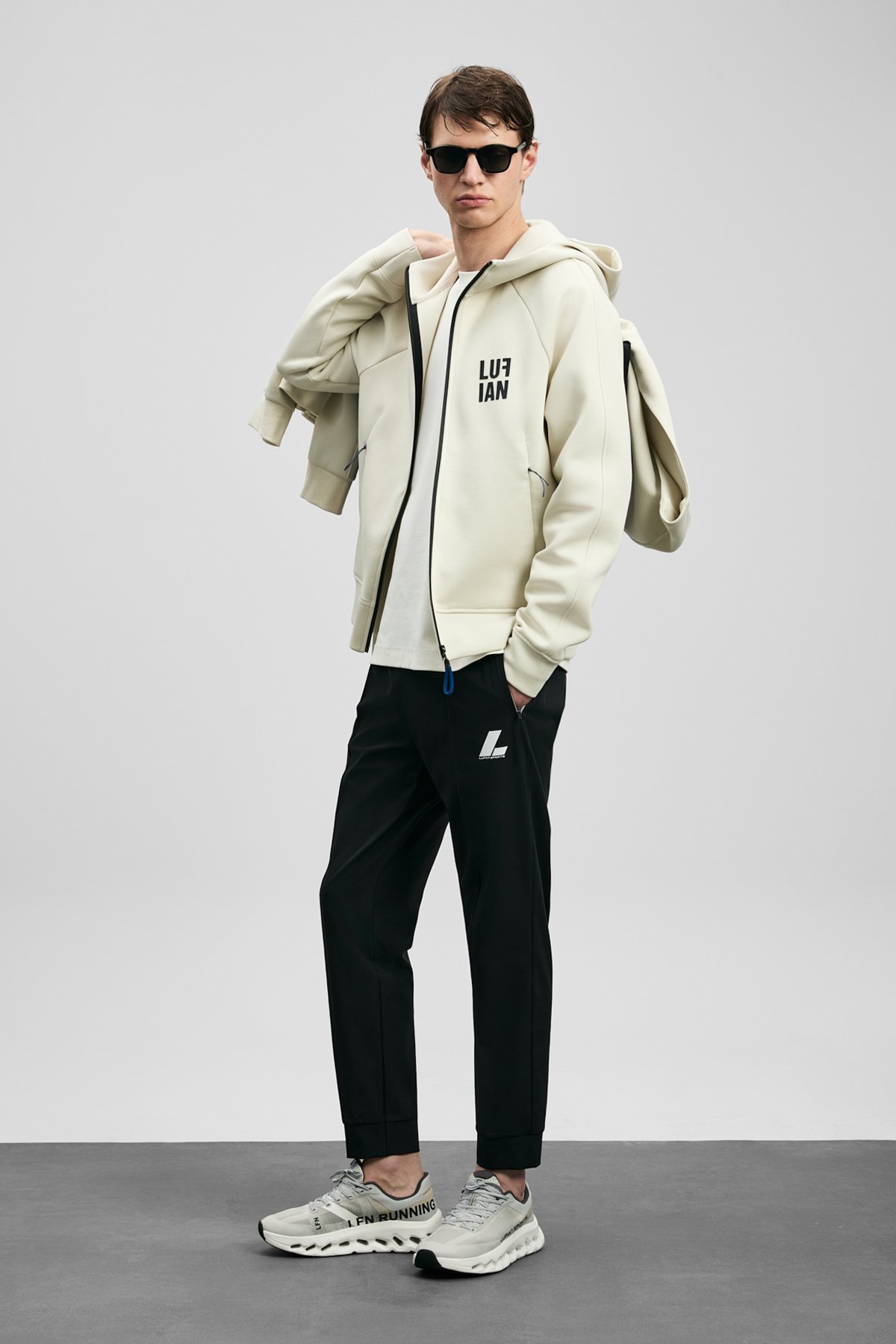 Fast Men's Sweatpants Black - LUFIAN
