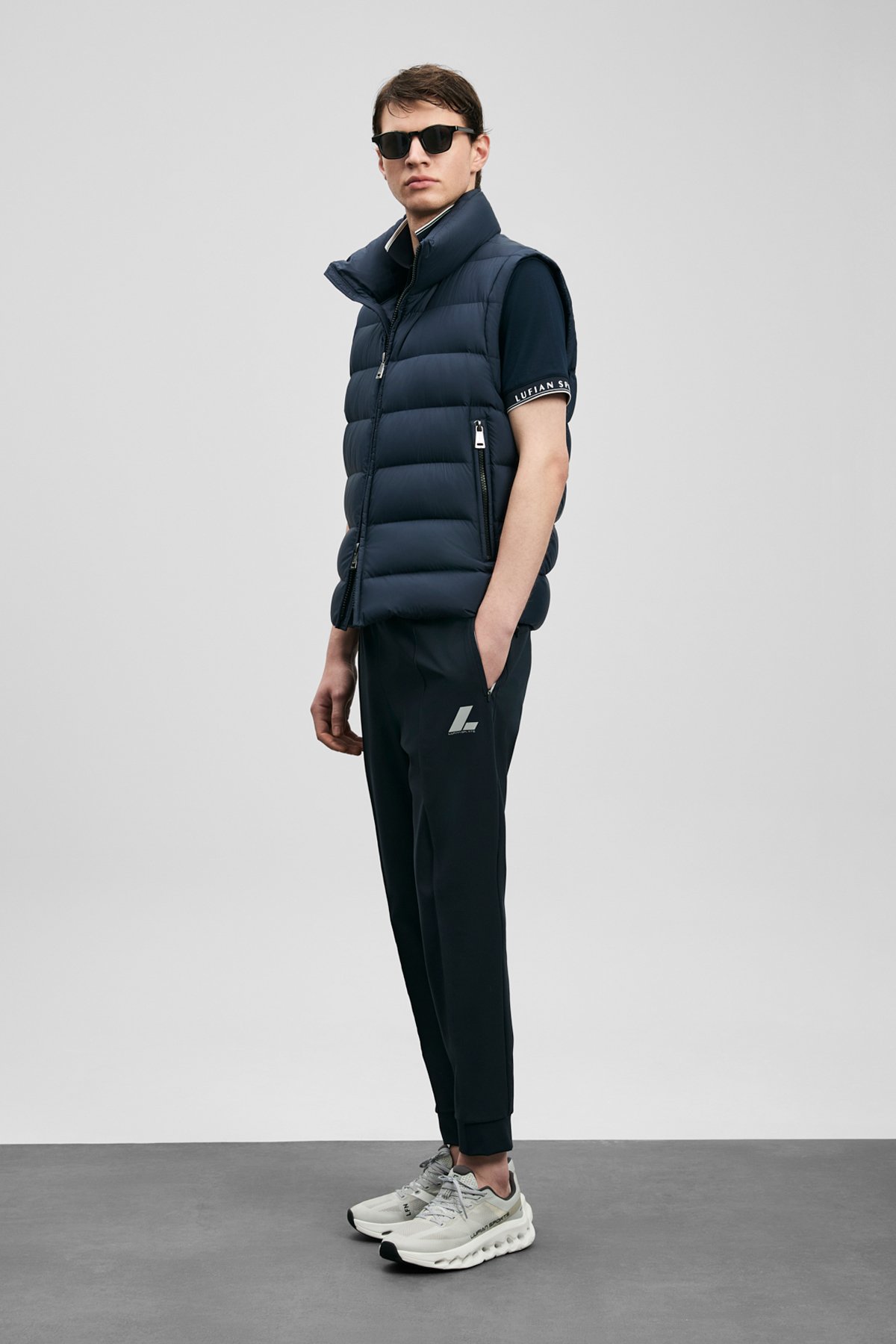 Fast Men's Sweatpants Navy Blue - LUFIAN