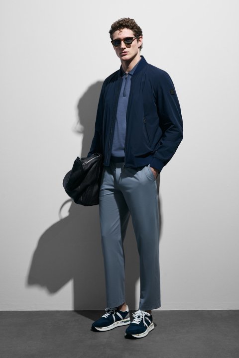 Fenrıc Smart Men's Chino Pants Slim Fit Gray - LUFIAN