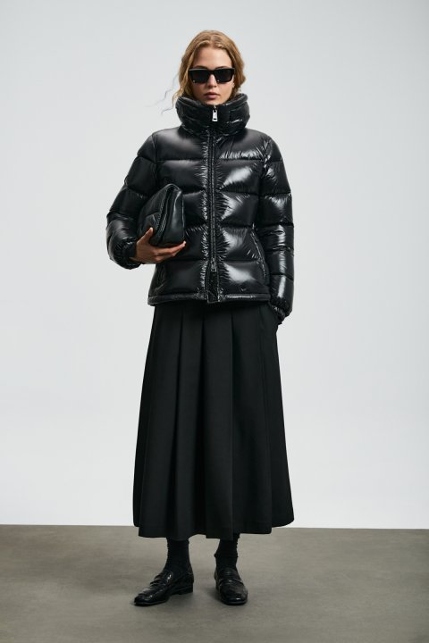 Flash Goose Down Women's Coat Black - LUFIAN