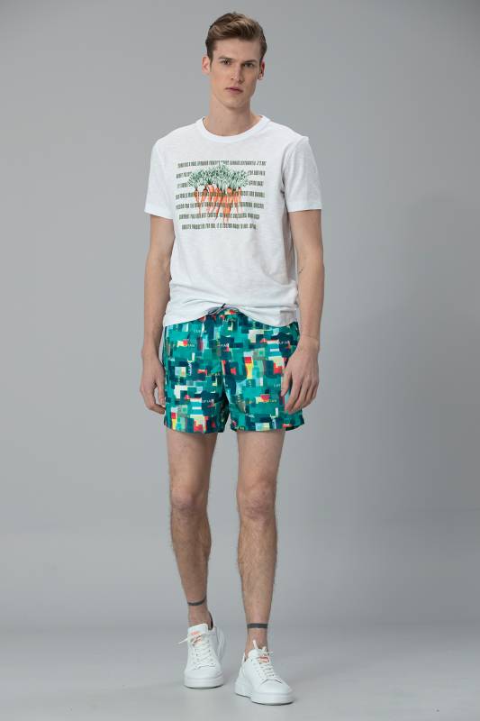 Flav Mens Sea Short Green - 1