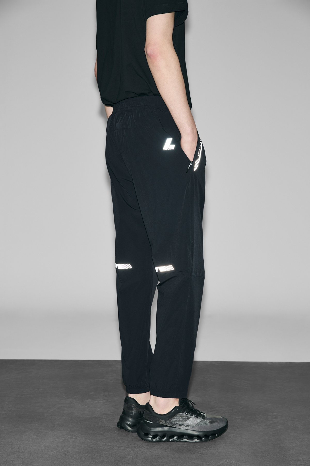 Flexor Men's Sweatpants Black - LUFIAN