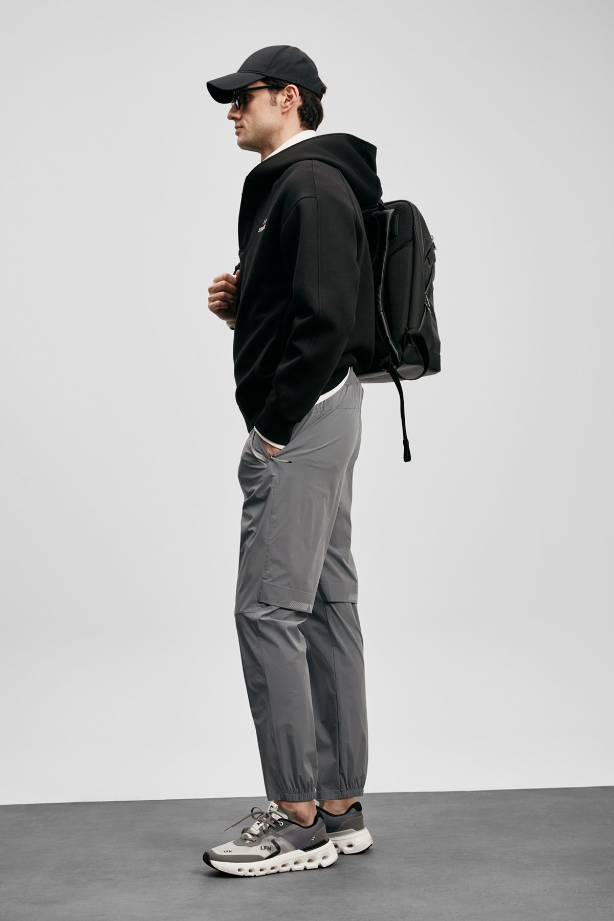 Flexor Men's Sweatpants Gray - LUFIAN