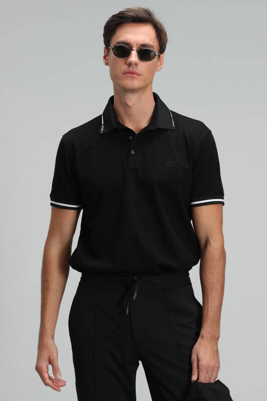 Forester Smart Mens Polo T - Shirt Black - 1