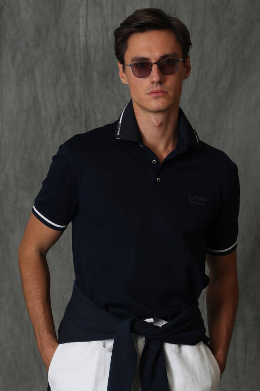 Forester Smart Mens Polo T - Shirt Navy - 4