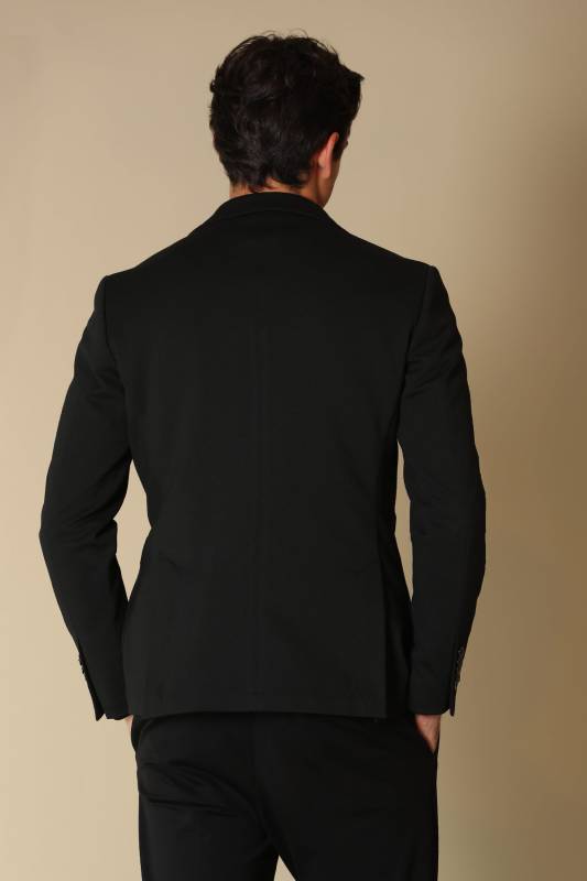 Frank Sports Mens Blazer Jacket Slım Fıt Black - 6