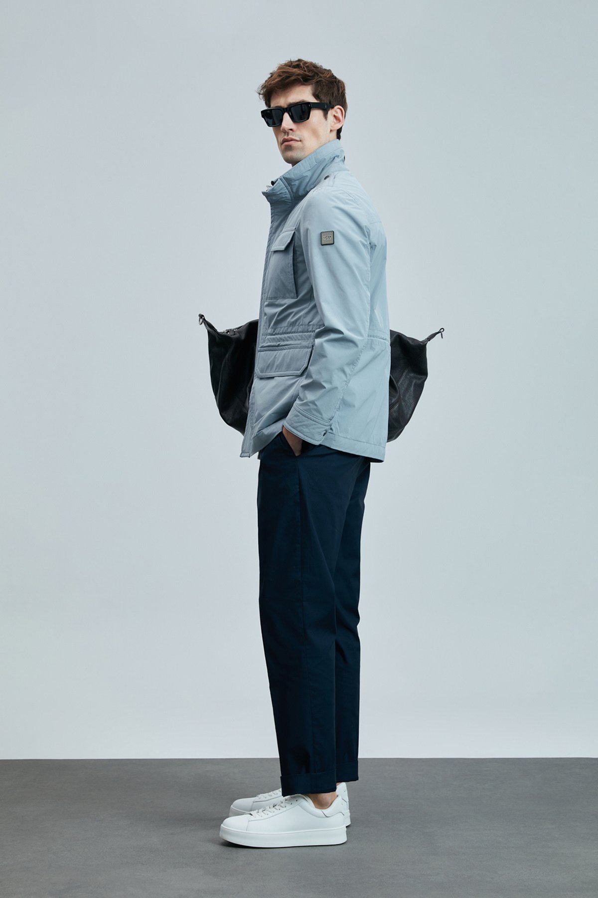 Freddıe Men's Coat Dark Gray - LUFIAN