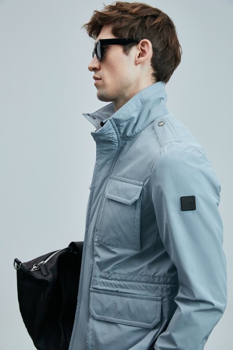 Freddıe Men's Coat Dark Gray - LUFIAN