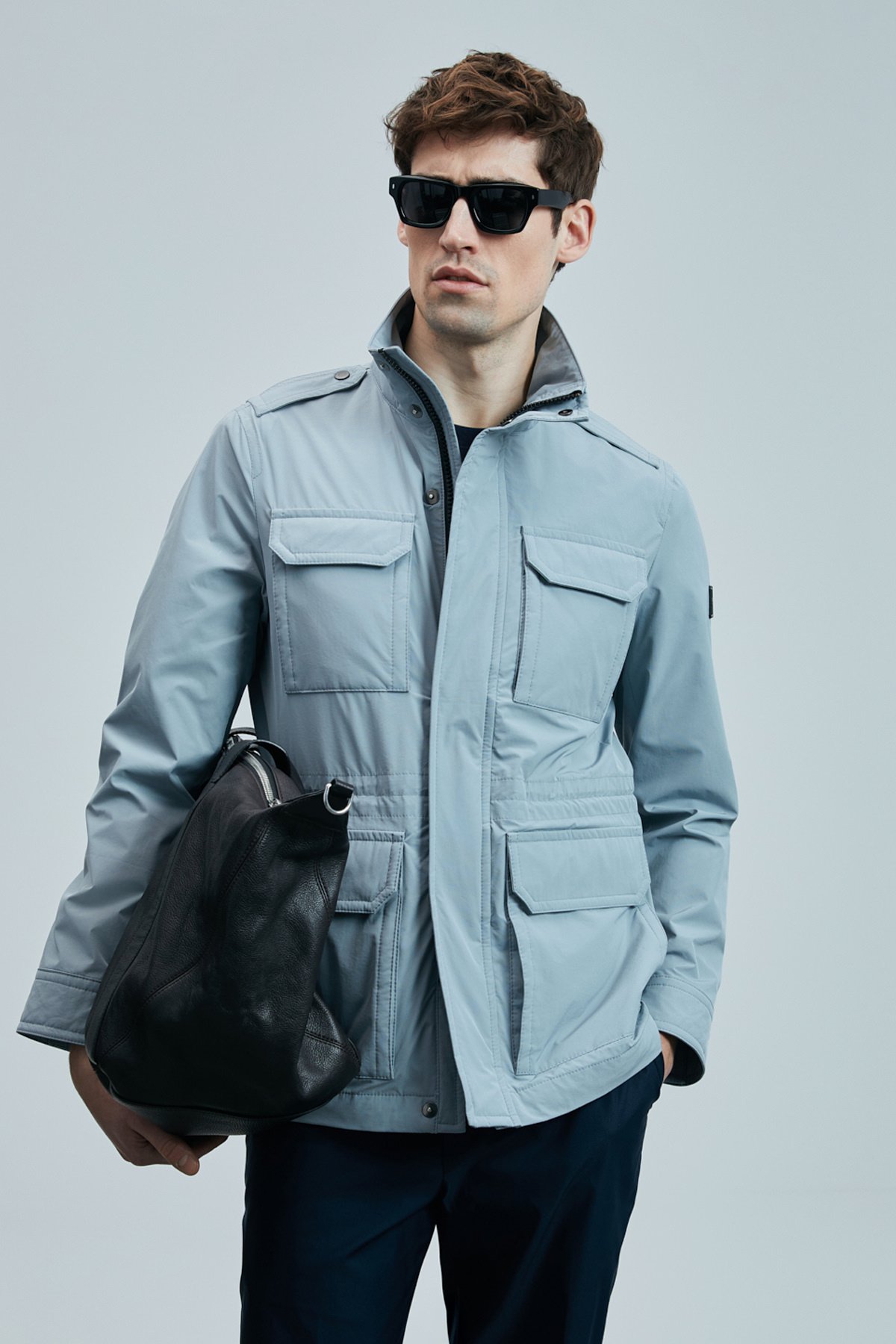 Freddıe Men's Coat Dark Gray - LUFIAN