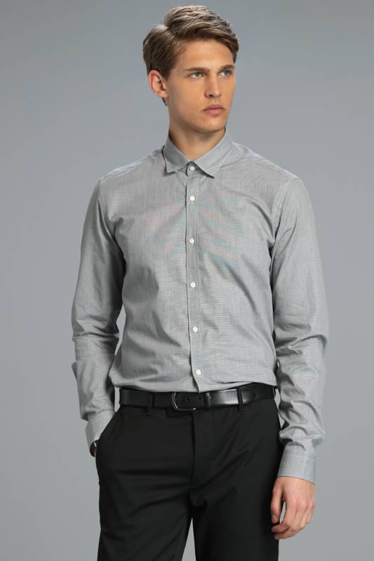 Fresa Mens Smart Shirt Slım Fıt Black - 1