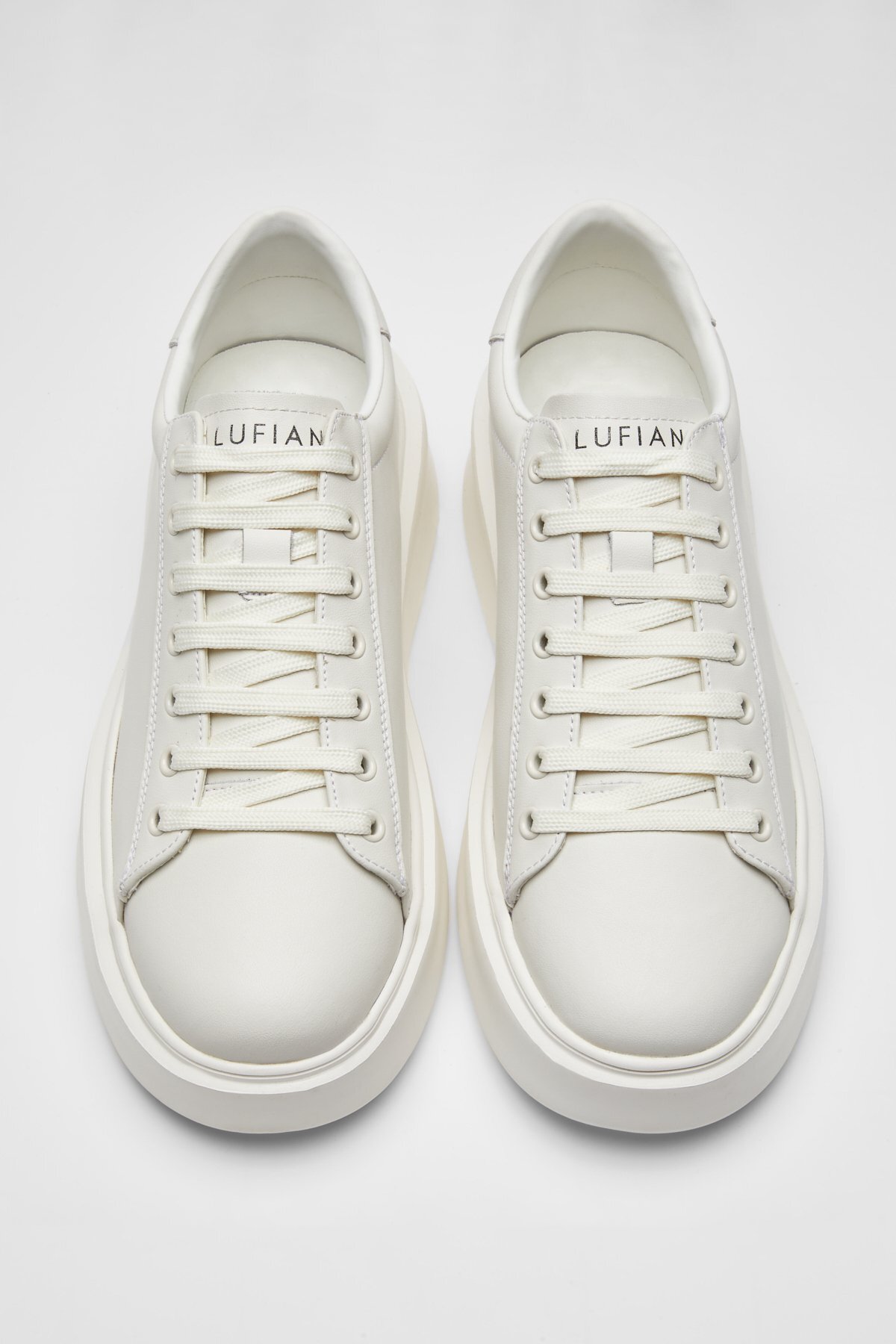 Gage Men's Sneaker Shoes White - LUFIAN