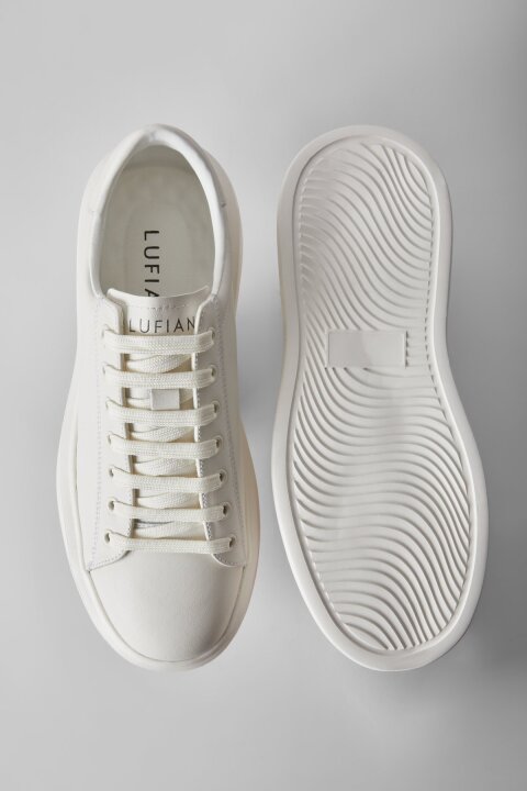 Gage Mens Sneaker Shoes Whıte - Lufian