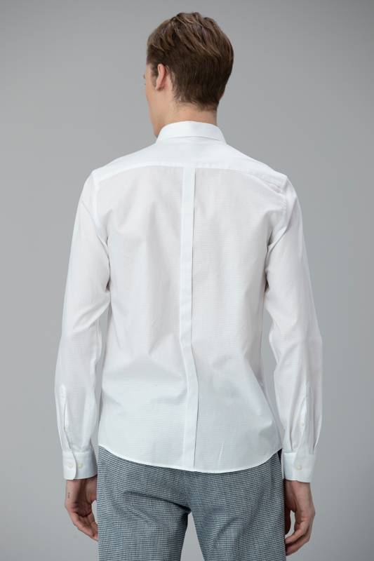 Gender Mens Smart Shirt Slım Fıt Whıte - 5