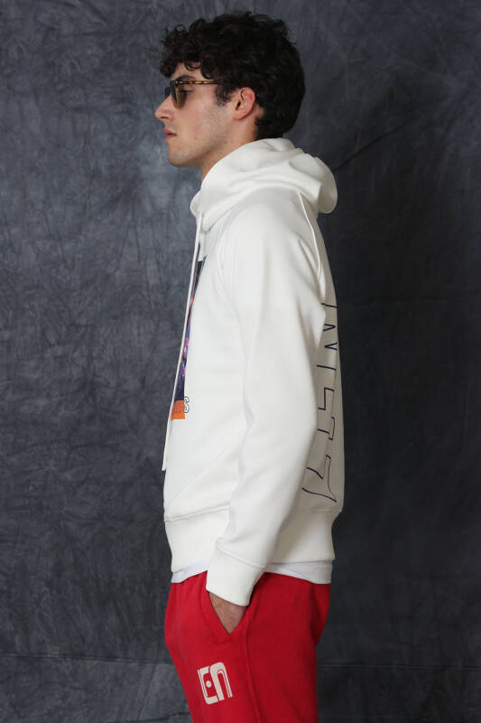 General Male Sweatshirt Off Whıte - 2