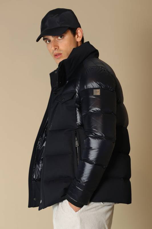 Genıous Goose Feather Male Coat Navy - 4