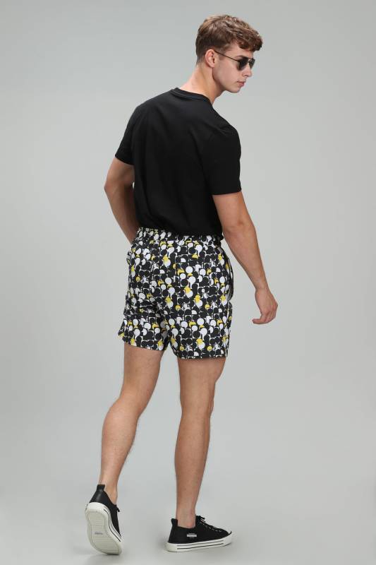 Geometrıc Mens Sea Short Black - 6