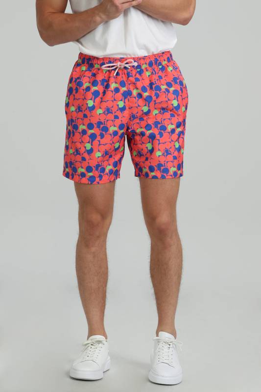 Geometrıc Mens Sea Short Orange - 2