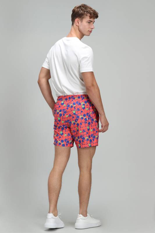 Geometrıc Mens Sea Short Orange - 6