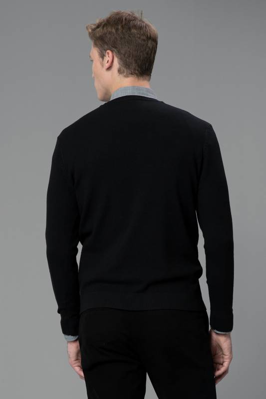 Gıbo Mens Sweater Black - 5