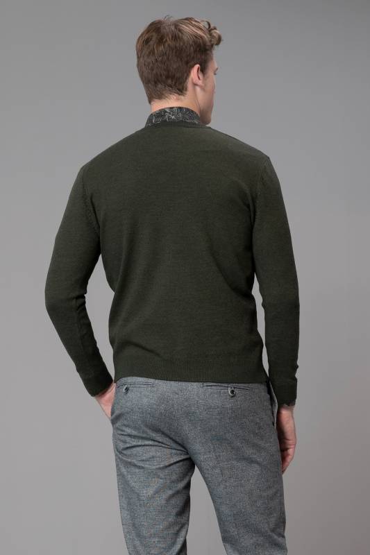 Gıbo Mens Sweater Khakı - 4