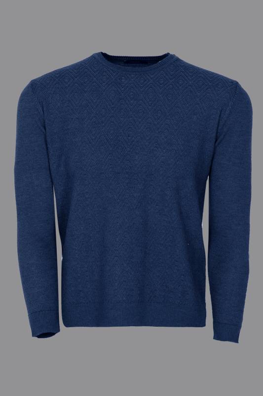 Gıbo Mens Sweater Navy - 1