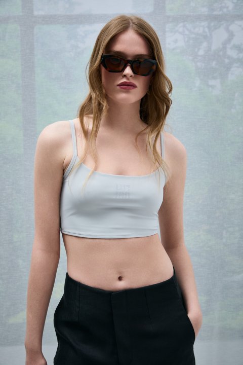 Gıgı Women's Knitted Undershirt Stone - LUFIAN