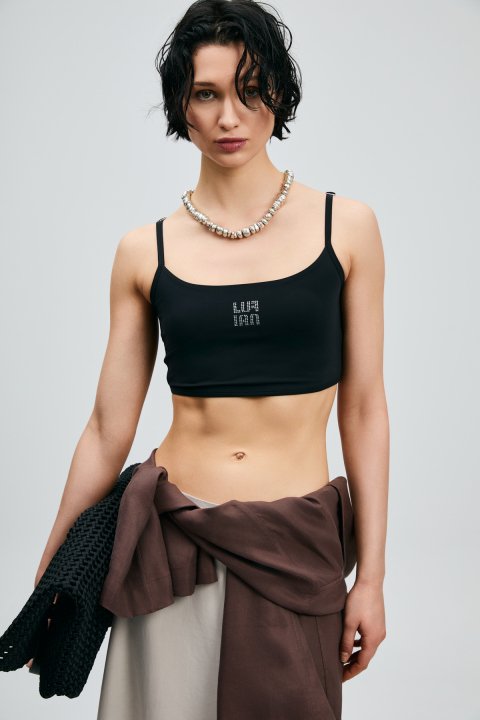 Gıgı Women's Knitted Undershirt Black - LUFIAN
