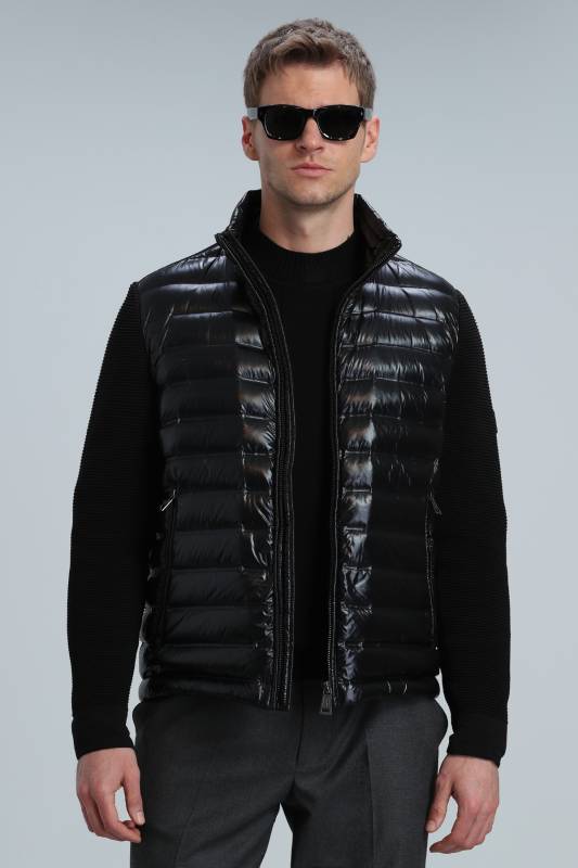 Glenn Goose Feather Male Coat Black - 1