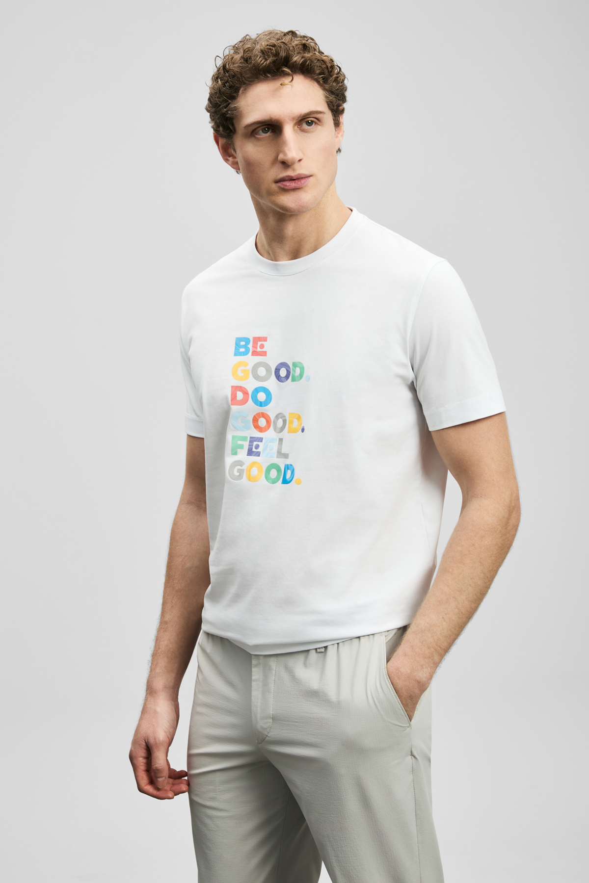 Good Modern Graphic T-Shirt Off White - LUFIAN