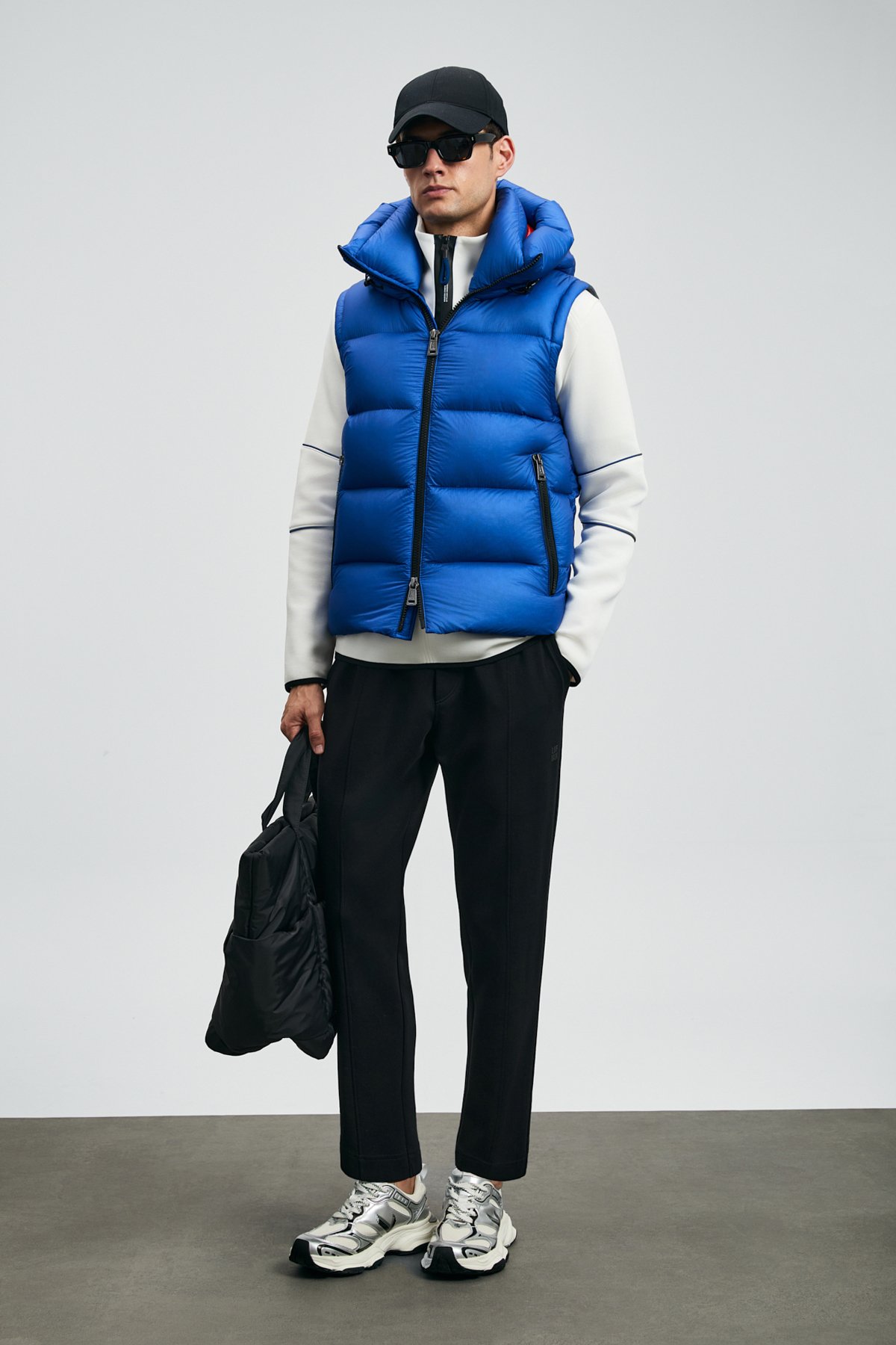 Goose Feather Mens Vest Sax - Lufian