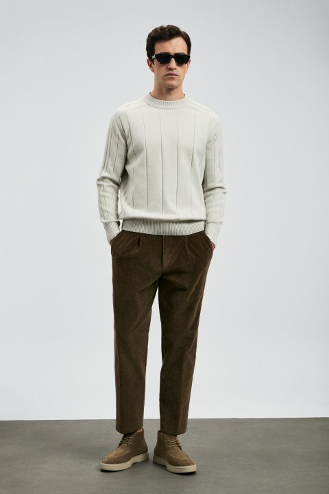 Grand Men's Sweater Stone - LUFIAN