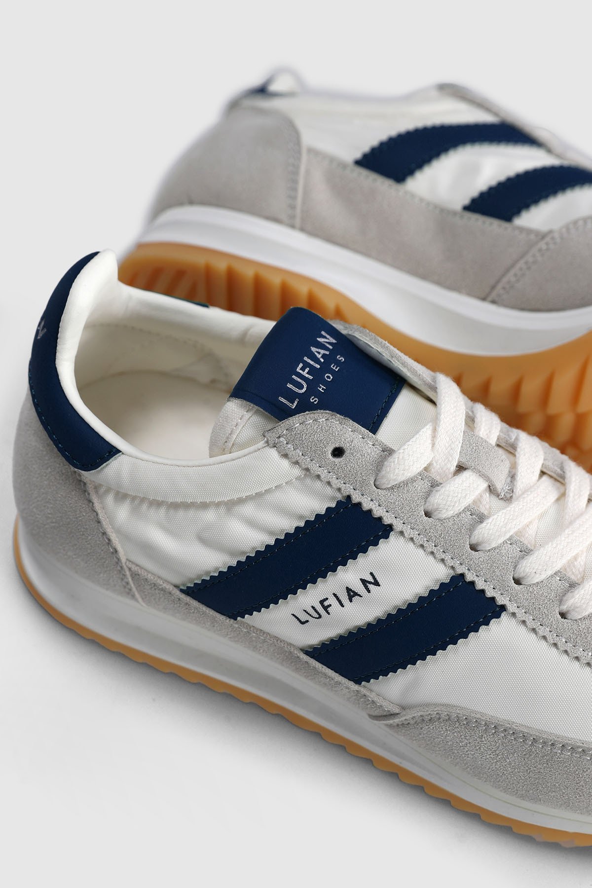 Greta Women's Sneaker Shoes Navy Blue - LUFIAN