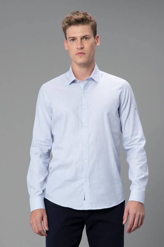 Hallstat Mens Smart Shirt Slım Fıt Sax - 2