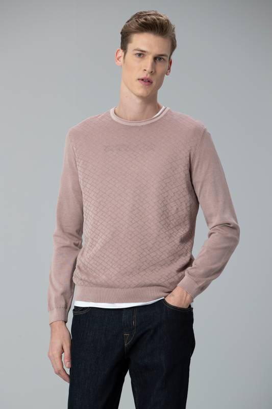 Harkas Mens Sweater Dry Rose - 1