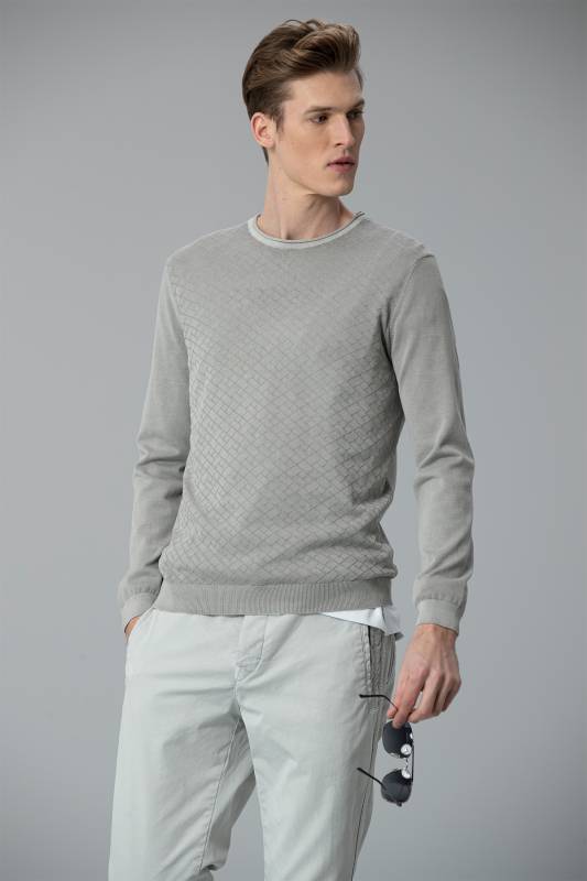 Harkas Mens Sweater Grey - 2