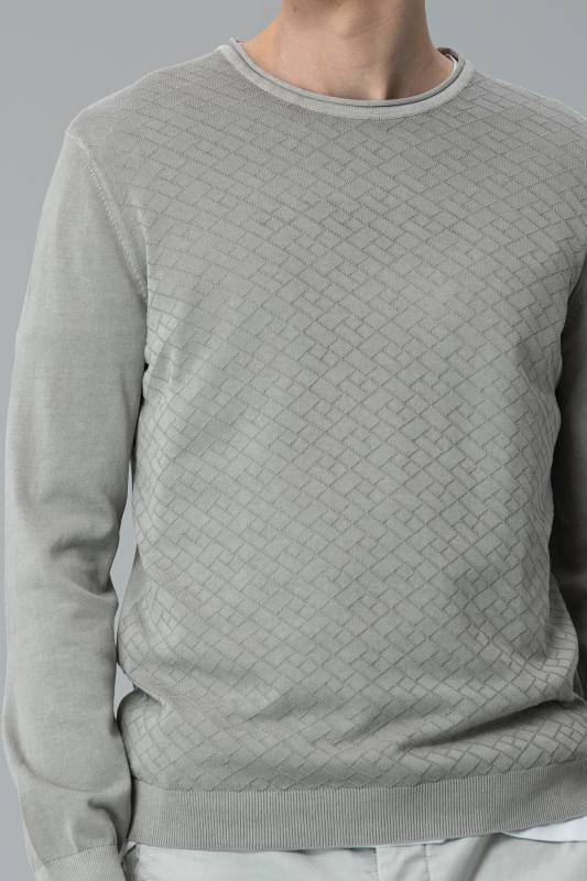 Harkas Mens Sweater Grey - 3