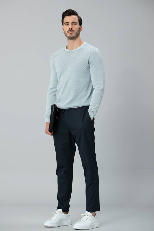 Harkas Mens Sweater Lıght Blue - 3