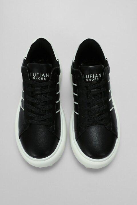 Harold Men's Sneaker Shoes Black - LUFIAN