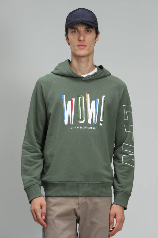 Harvey Male Sweatshirt Green - 1