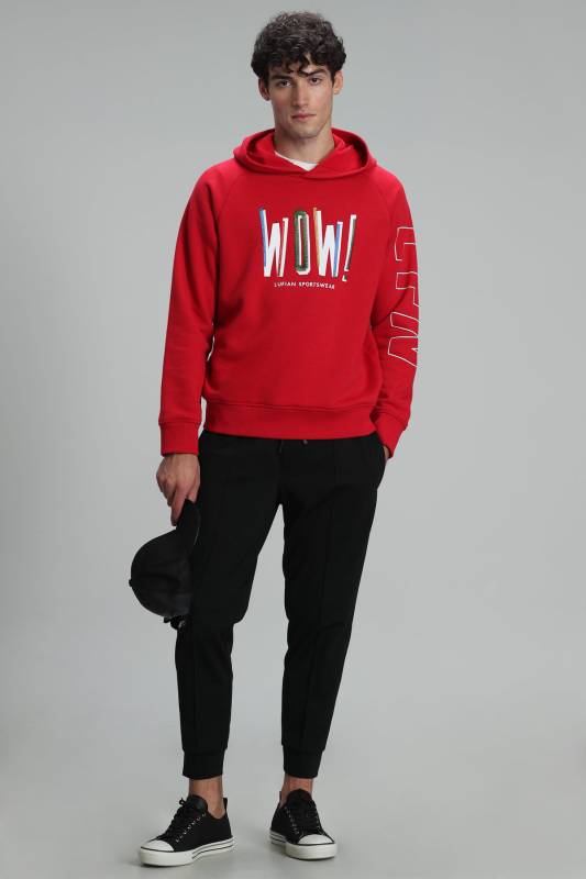 Harvey Male Sweatshirt Red - 2