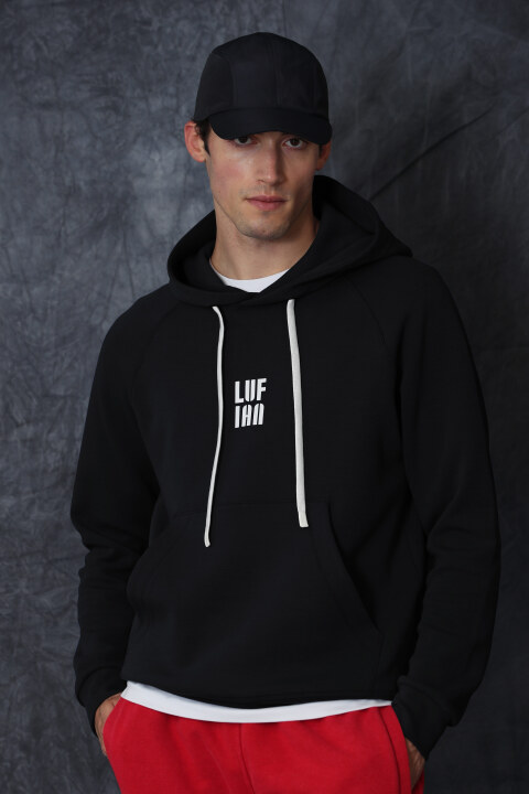 Hector Male Sweatshirt Black - Lufian